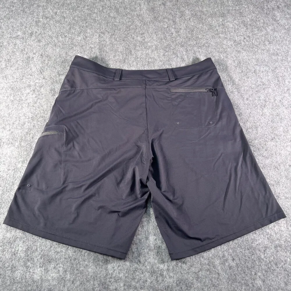 NRS Shorts Mens 38x10 Gray Blue Guide Wear Cargo Pocket Outdoor Idaho